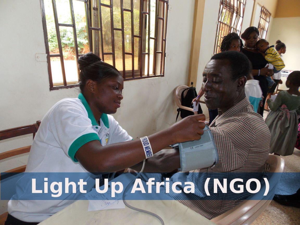 Light Up Africa, healthcare focused ghanaian NGO luawrittenok